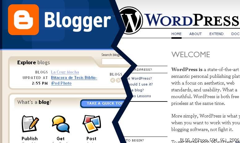 Blogger Wordpress